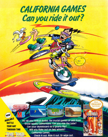 California Games - Advertisement Flyer - Front (United Kingdom) - 1728x2200