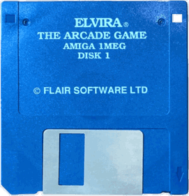 Elvira: The Arcade Game - Disc (Europe) - 566x586