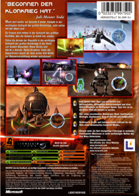 Star Wars: The Clone Wars - Box - Back (Germany) - 568x800