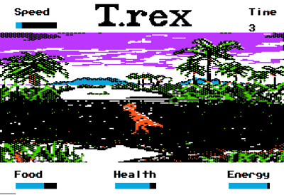 Illustration of T.rex: The Dinosaur Survival Adventure