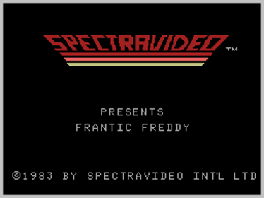 Frantic Freddy - Screenshot - Game Title (North America) - 256x192