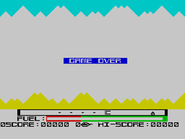 Attack of the Empire - Screenshot - Game Over (Europe) - 256x192