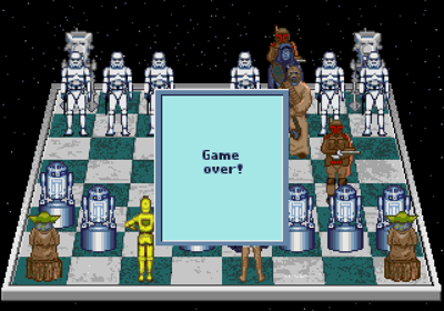 The Software Toolworks' Star Wars Chess - Screenshot - Game Over (World) - 640x448