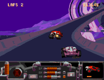 MegaRace - Screenshot - Gameplay (North America) - 512x398