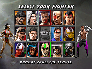 Mortal Kombat 3 - Screenshot - Game Select (World) - 640x480