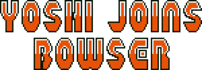 Yoshi Joins Bowser - Clear Logo (World) - 1500x520