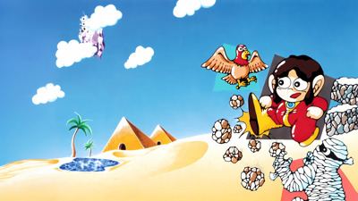 Alex Kidd in the Enchanted Castle - Fanart - Background (World) - 3840x2160