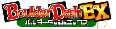 Boulder Dash EX - Clear Logo (Japan) - 985x253