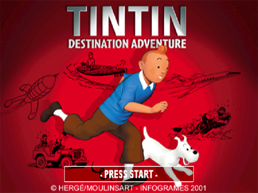 TinTin: Destination Adventure - Screenshot - Game Title (Europe) - 640x480