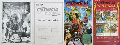 Cadash - Arcade - Controls Information (Japan) - 5673x2160