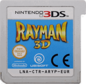 Rayman 3D - Cart - Front (Europe) - 732x721
