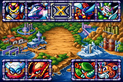 Mega Man X3 - Fanart - Background (United States) - 1536x1024