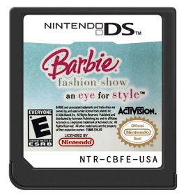 Barbie Fashion Show: An Eye for Style - Cart - Front (North America) - 571x600