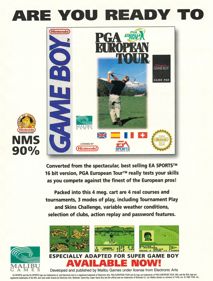 PGA European Tour - Advertisement Flyer - Front (United Kingdom) - 2458x3240