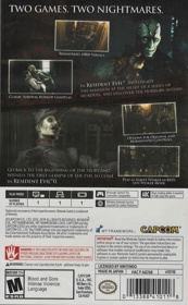 Resident Evil 0 - Box - Back (North America) - 1169x1892