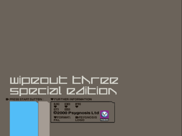 Wipeout 3: Special Edition - Screenshot - Game Title (Europe) - 640x480