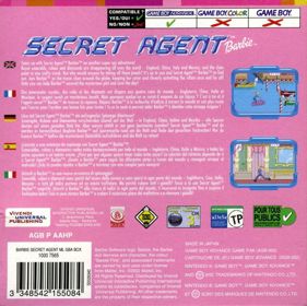 Secret Agent Barbie: Royal Jewels Mission - Box - Back (Europe) - 802x800