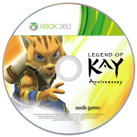 Legend of Kay: Anniversary - Fanart - Disc (North America) - 900x900