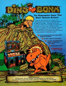 Dino Bonk - Advertisement Flyer - Front (North America) - 1150x1500