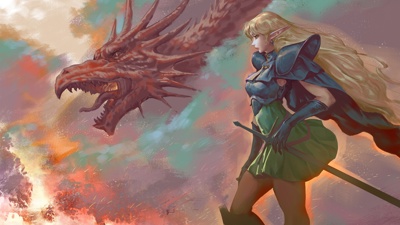 Illustration of Record of Lodoss War: The Advent of Cardice