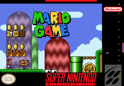 Mario Game - Fanart - Box - Front (United States) - 2260x1560