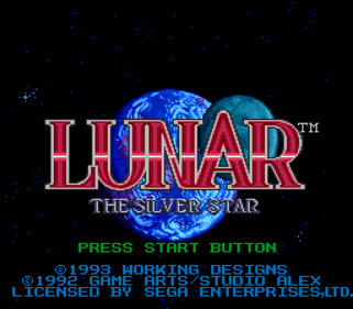 Lunar: The Silver Star - Screenshot - Game Title (North America) - 512x448
