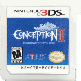 Conception II: Children of the Seven Stars - Cart - Front (North America) - 1490x1494