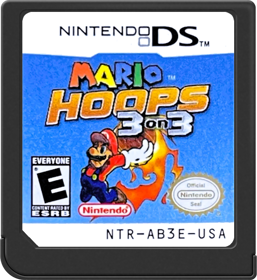 Mario Hoops 3 on 3 - Cart - Front (North America) - 517x564