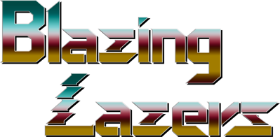 Blazing Lazers - Clear Logo (World) - 3377x1658