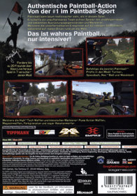 Greg Hastings Paintball 2 - Box - Back (Germany) - 993x1422