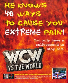 WCW vs. the World - Advertisement Flyer - Front (United Kingdom) - 1799x2200