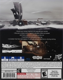 FAR: Lone Sails - Fanart - Cart - Back (Europe) - 1132x1440