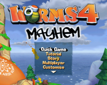 Worms 4: Mayhem - Screenshot - Game Select (Europe) - 638x510