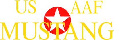 US AAF Mustang - Clear Logo (World) - 3000x1057