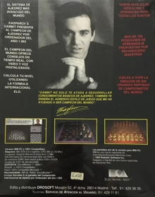 Kasparov's Gambit - Box - Back (Spain) - 663x844