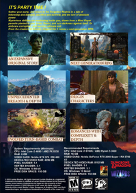 Baldur's Gate III - Box - Back (World) - 1063x1500