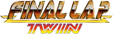 Final Lap Twin - Clear Logo (North America) - 5322x1608