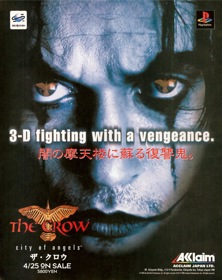 The Crow: City of Angels - Advertisement Flyer - Front (Japan) - 950x1200
