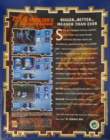 Eye of the Beholder II: The Legend of Darkmoon - Box - Back (Europe) - 2006x2560