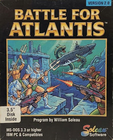 Battle for Atlantis - Fanart - Box - Front (World) - 425x525