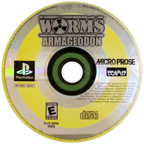 Worms Armageddon - Disc (North America) - 600x600