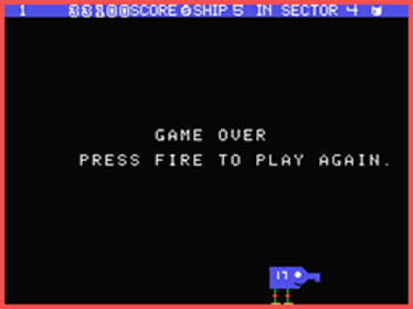 Challenger - Screenshot - Game Over (World) - 256x192
