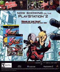 Viewtiful Joe - Advertisement Flyer - Front (United States) - 1904x2290