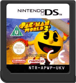 Pac-Man World 3 - Cart - Front (United Kingdom) - 517x564