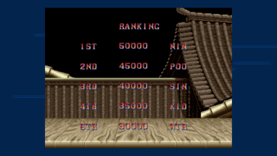 Street Fighter II: Hyper Fighting - Screenshot - High Scores (World) - 1280x720