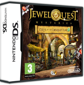Jewel Quest Mysteries: Curse of the Emerald Tear - Box - 3D (Europe) - 900x911