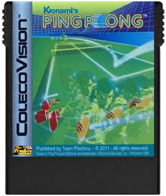 Konami's Ping-Pong - Cart - Front (World) - 1130x1330