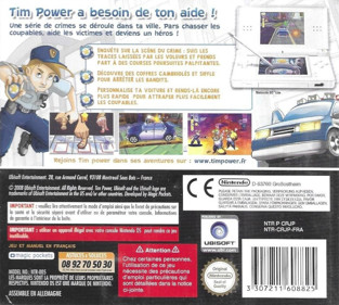 Jake Power: Policeman - Box - Back (France) - 1036x930