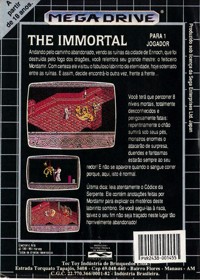 The Immortal - Box - Back (Brazil) - 865x1213