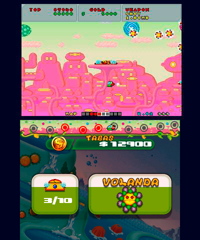 Illustration of 3D Fantasy Zone: Opa-Opa Bros.